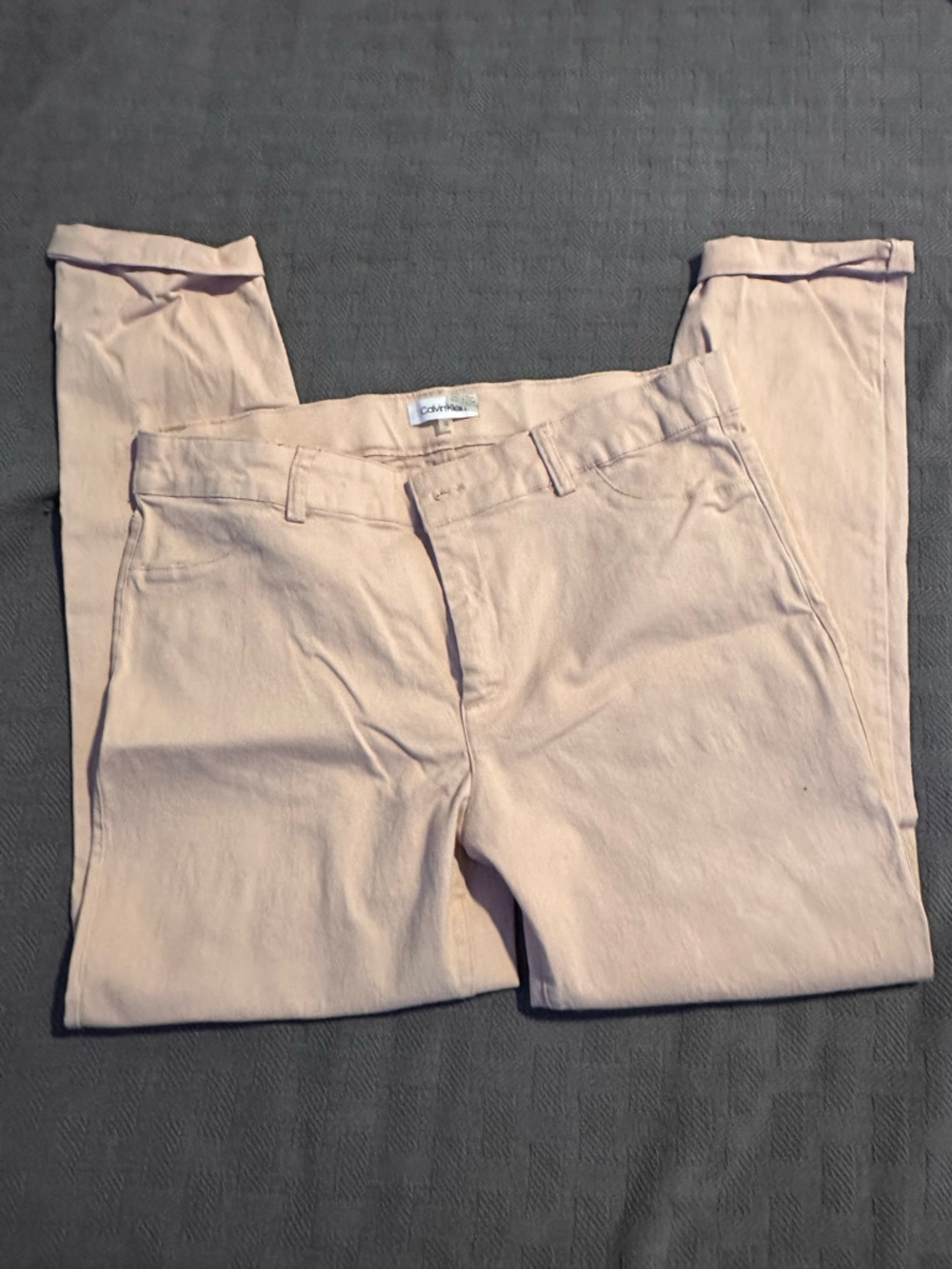 Calvin Klein Women's Light Pink Chino Pants